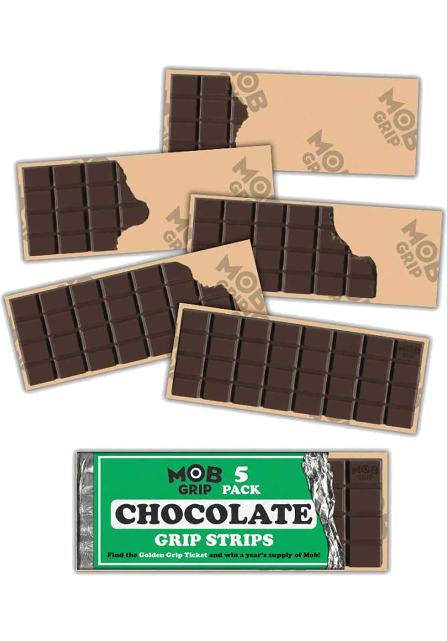 Chocolate Bars Grip Strips CLEAR