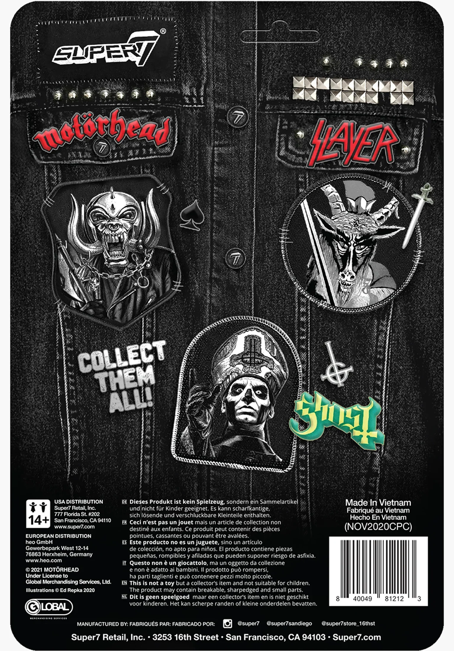 Motorhead ReAction Figure Warpig Japanese Chrome - Image 3