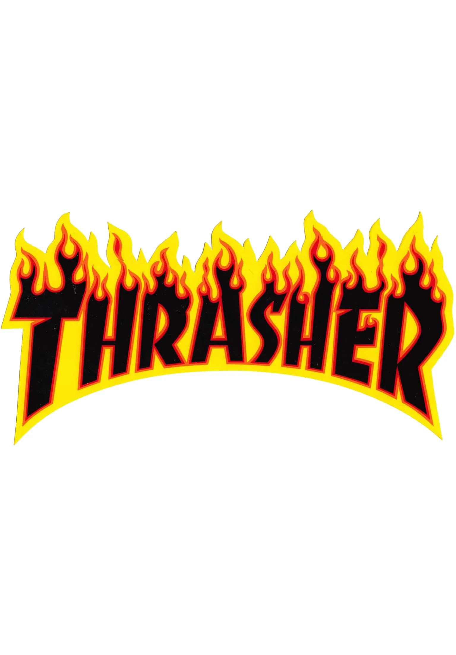 Flame Sticker Large 10"