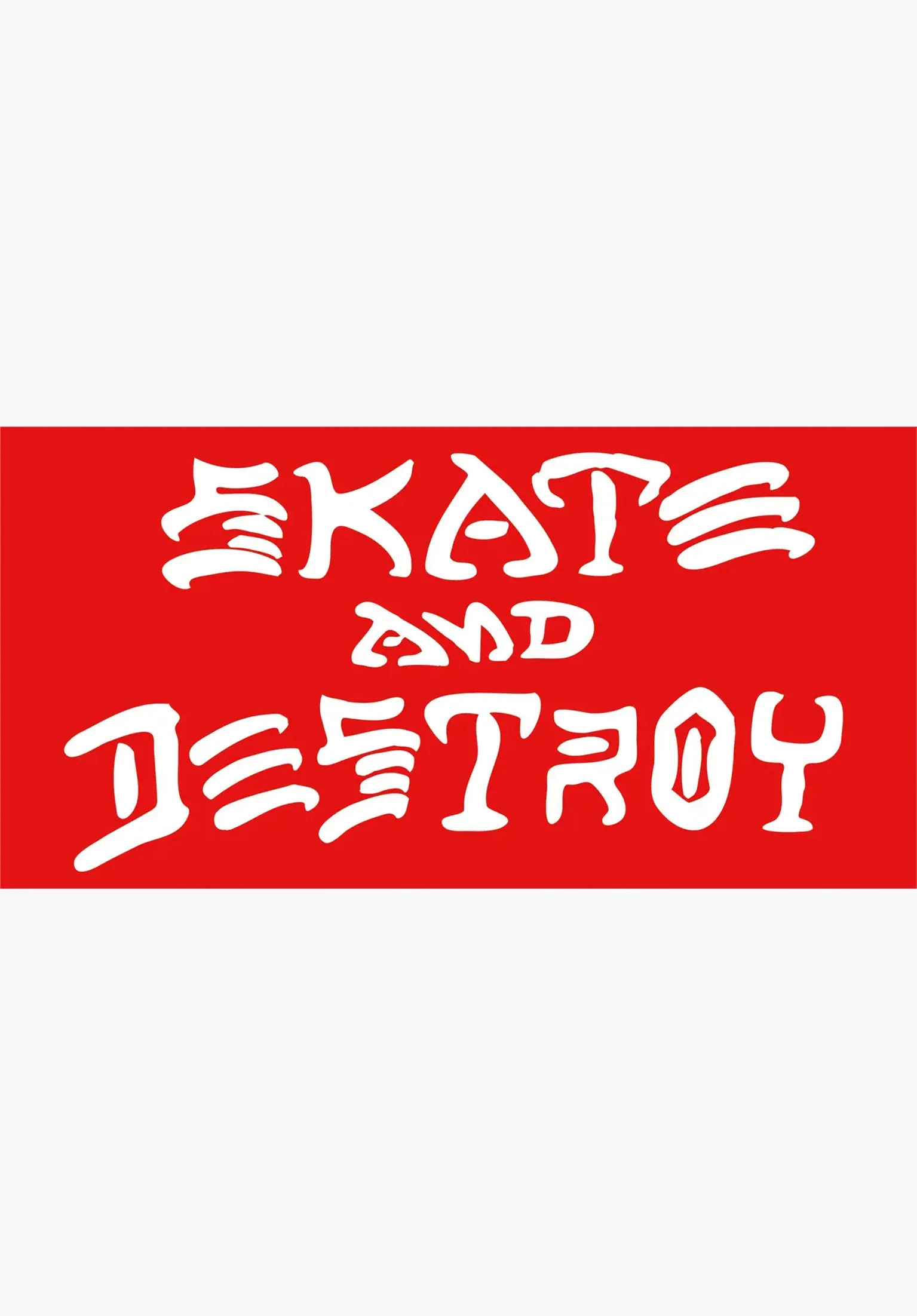 Skate and Destroy Medium Sticker