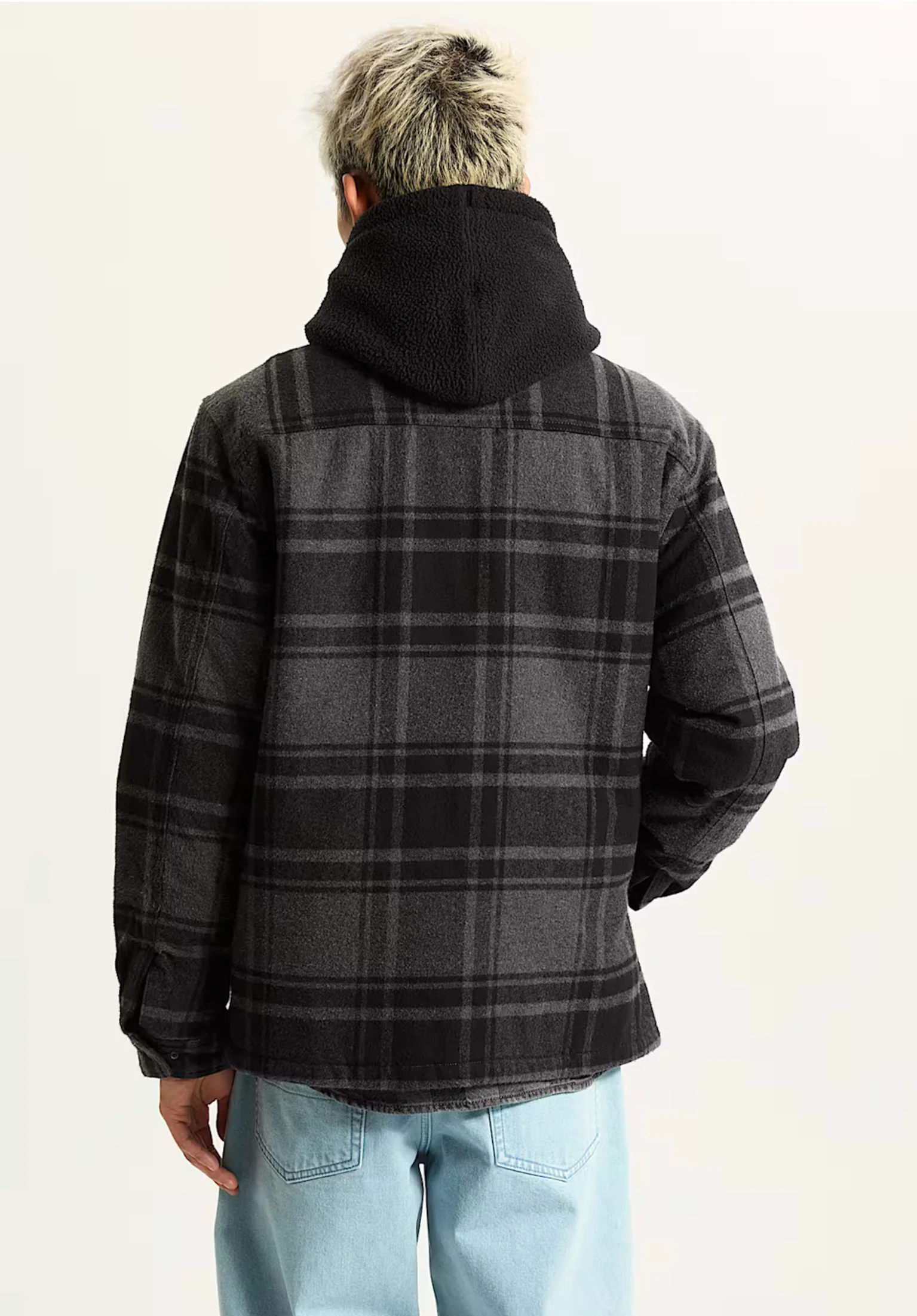 Piedmont Hooded Plaid Shacket - Image 2